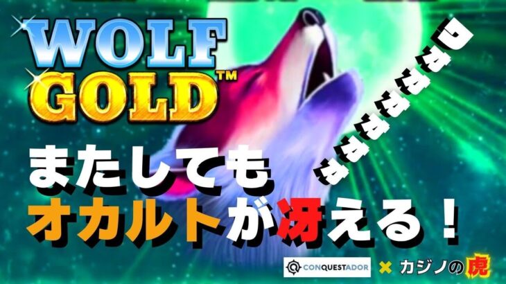 #770【オンラインカジノ｜スロット🎰】Wolf Gold｜またしてもオカルトが冴える！｜金無し痔主セミリタイヤ月3万円お小遣い代表